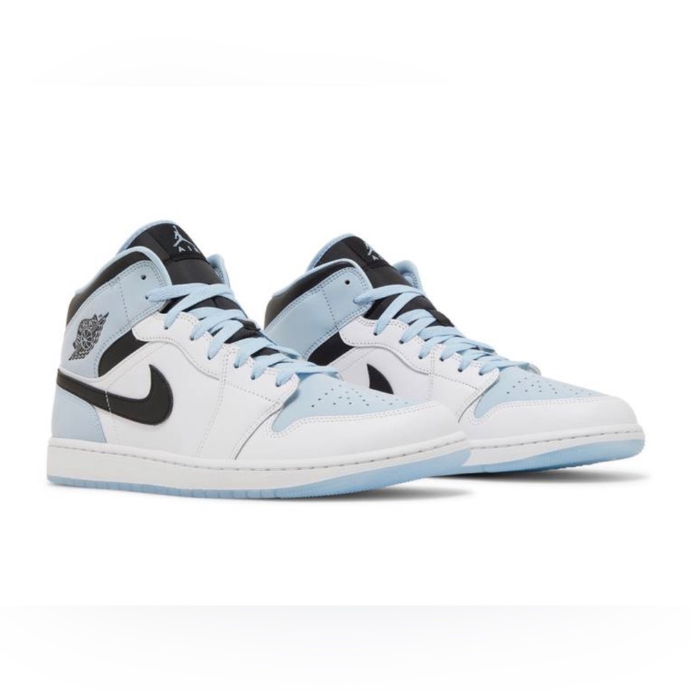 Air Jordan 1 mid white ice blue brand new